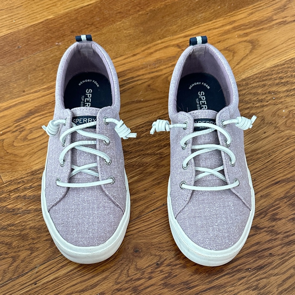 Sperry Women's Mauve Canvas Sneakers